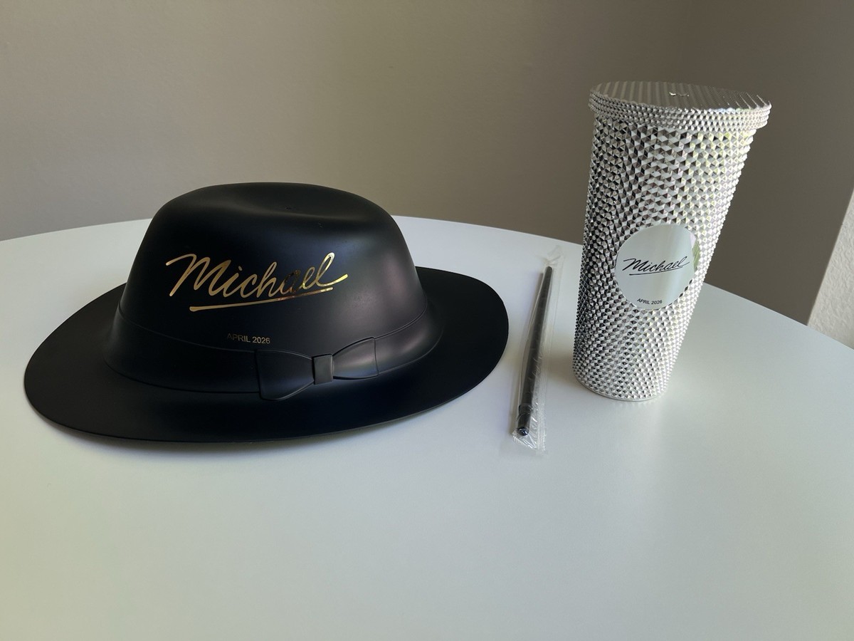 2026 Michael Jackson Movie Hat Popcorn Bucket & Silver Bling