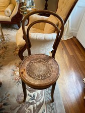 Antique Fischel Czechoslovakia Bentwood Wooden Art Chair