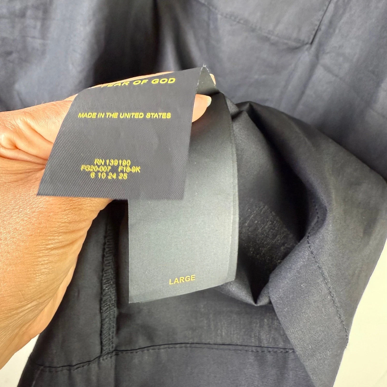 Polo Fear of God 7° collezione NUOVA Large