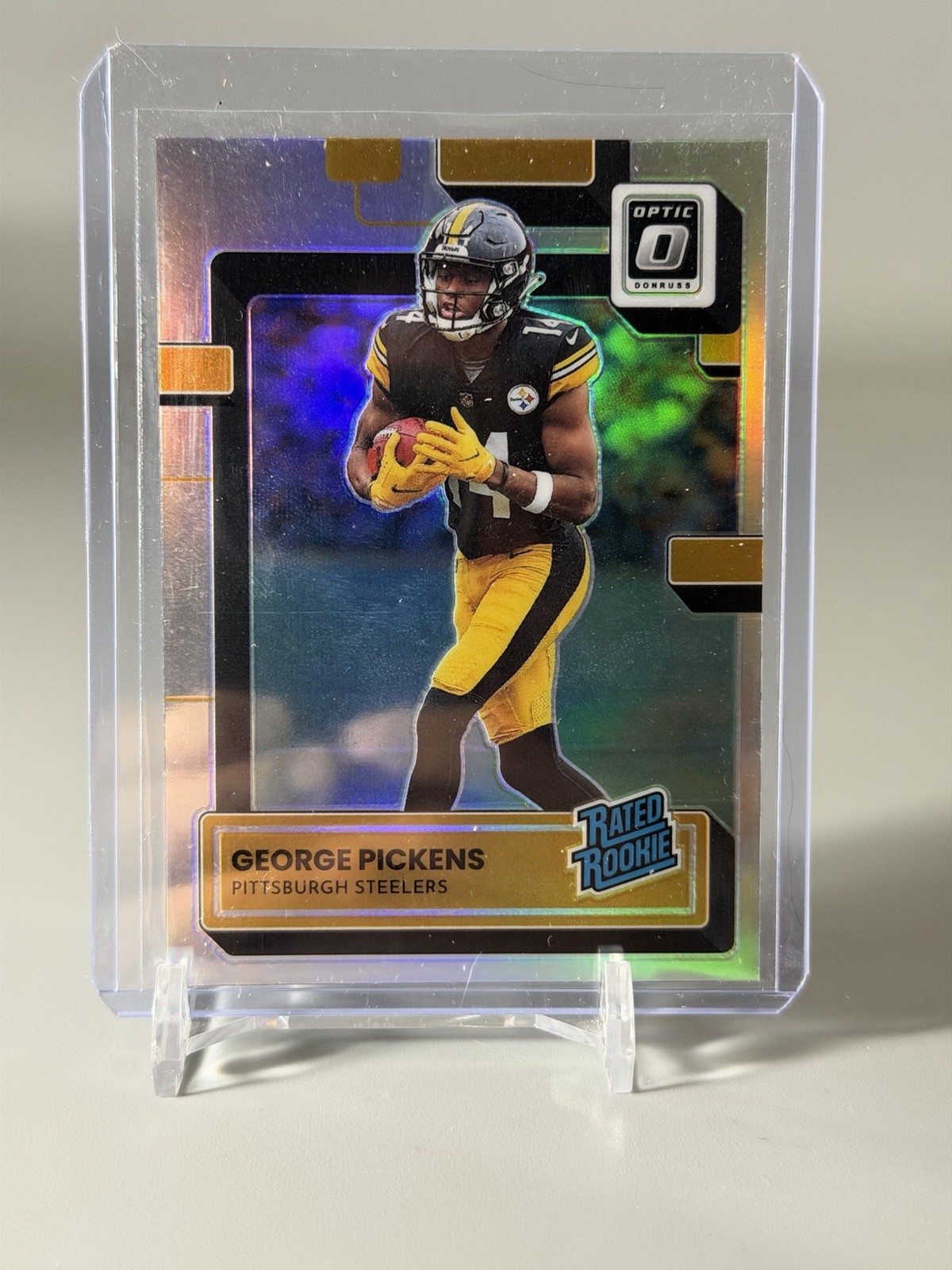 2022 Panini Donruss Optic - Rated Rookie George Pickens #223 Holo Prizm (RC)