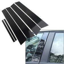 6x Door Trim Pillar Posts Set Piano Cover For Honda Civic 2006-2011 2007 4-door 6x Door Trim Pillar Posts Set Piano Cover For Honda Civic 2006-2011 2007 4-door