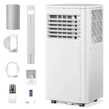Electactic Portable Air Conditioner 8000 BTU 4350sq. ft,24 HourWindow Fan2 Speed