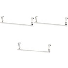 3 pcs Household Towel Rod Wall-mounted Towel Rack Multifunctional