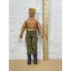 1992 Hasbro GI Joe Street Fighter II Guile 12" Action Figure Loose Boots Pants