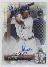 2017 Bowman Chrome Prospect Refractor 198/499 Jose Azocar #CPA-JAZ Auto ni4