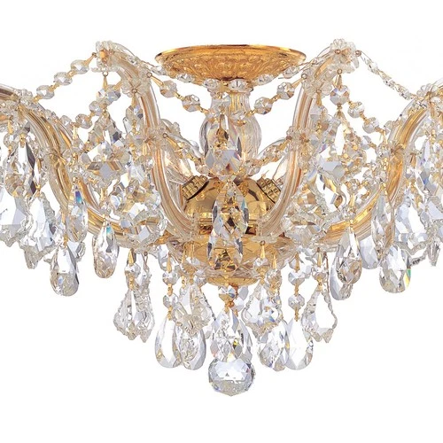 Crystorama Maria Theresa 19" Wide Gold Ceiling Light Fixture - Picture 3 of 6
