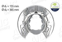 AIC Spritzblech Ankerblech Hinten Links Rechts FüR BMW X5 F15 F85 E70 X6