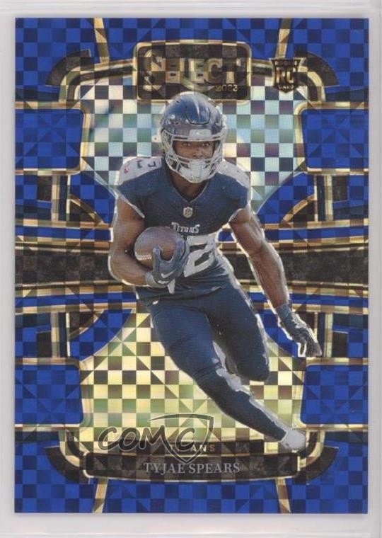 2023 Panini Select Concourse Blue Prizm 73/199 Tyjae Spears #97 15ej