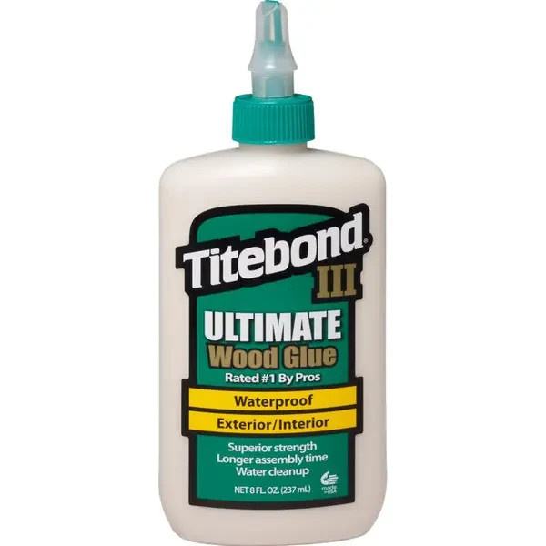 Titebond III 3 Ultimate Wood Glue 8oz /237ml Waterproof Exterior/Interior