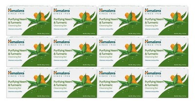 Himalaya Purifying Neem & Turmeric Cleansing 4.41 Ounce (Pack of 12), White 
