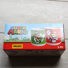 Set de 2 mugs Mario et Luigi Super Mario Auchan neuf