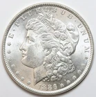 1886 $1 Morgan Silver Dollar Uncirculated - RAW - Great Luster / Nice Coin