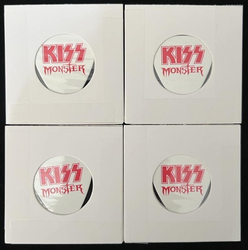 KISS 2012 2013 Monster World Tour Guitar Pick Set Of 4 North American Leg