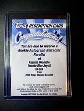 Kazuma Okamoto Chrome 2026 Refractor /499 Auto