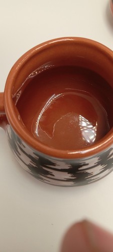 JASPE VON GUATAMALA VINTAGE KAFFEE ESPRESSOTASSEN ROT TON KERAMIK KAFFEETASSEN - Bild 18 von 24