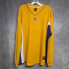 Vintage Nike NBA Los Angeles Lakers Pre Game Warm Up Shooting Jersey Shirt 2XL