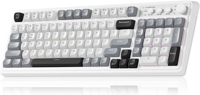 99 Wireless Keyboard, Custom Computer Keyboard, Tri-Mode Bluetooth 5.0/2.4Ghz/Us