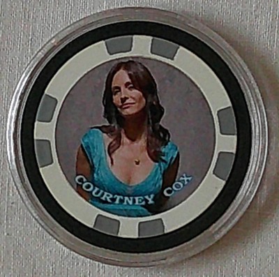 COURTNEY COX COLLECTOR NOVELTY CASINO CHIP  - CC070