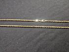 14k Milano Figarope Chain Yellow Gold 3mm Wide 19 grams 22 inch long — photo 2