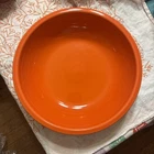 Fiestaware Poppy/peach/Orange Extra Large Serving Bowl Fiesta HLC USA 10.5" Dia.