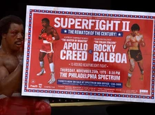 Rocky 2  Fight Poster - SUPERFIGHT 2 - Rocky vs Apollo Creed 1979 Rocky II