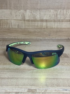 IRONMAN Forest Grant Tribute Wrap Sunglasses SR1123 Black Active Sport Mirrored