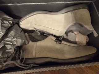 VINTAGE PRADA SHOES | CRISTALLO | SCAMOSCIATO SOF | CALAZATURE UMOMO IN PELLE