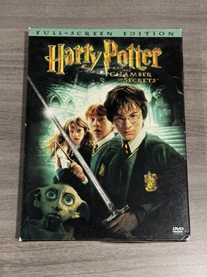Harry Potter and The Chamber of Secrets (DVD, 2003, 2-Disc Set, Full Screen) NEW