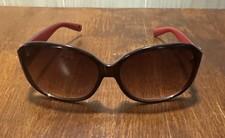 Juicy Couture Women's Red Havana Oval Sunglasses AJCN44001Z