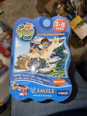 Go, Diego, Go! Save the Animal Families! (VTech V.Smile, 2007) Brand New Sealed