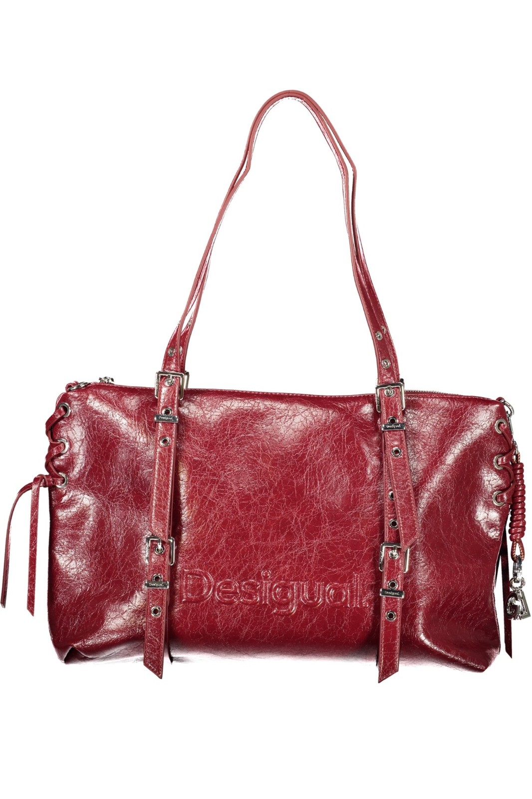 Desigual Donna Rosso Shopper Grande, Poliuretano, U - Immagine 3