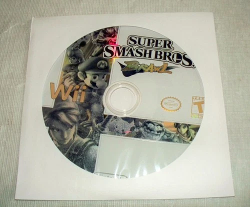 Super Smash Bros. Brawl (Nintendo Wii, 2008) Disc Only Tested and Cleaned