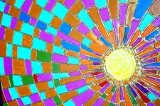 Abstract Original artist ART framed Texture Oil Painting signed xxx Large Canvas