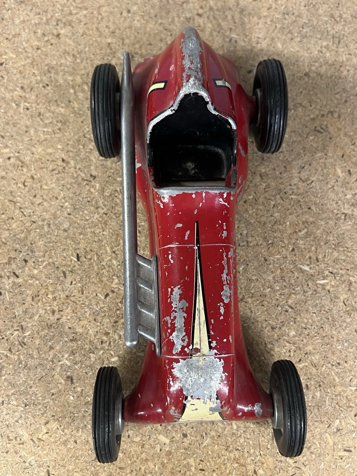 VINTAGE RARE Ruby L. M. COX CO. THIMBLE DROME SPECIAL #1 PUSHER SANTA ANA USA! - Image 4 of 4