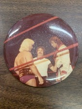 Kerry Von Erich 3 inch Pinback Pin World Class Vintage 8 Ric Flair