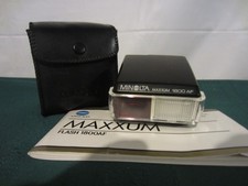Minolta Maxxum 1800AF Hot Shoe Flash w Diffuser  Case  Manual EXCELLENT WORKS