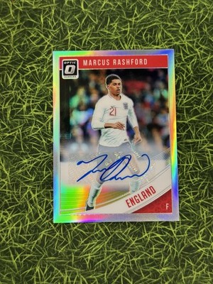 Marcus Rashford Auto Panini 2018-19 Donruss Optic England