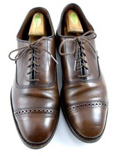 Allen Edmonds "FIFTH AVENUE" Cap-Toe Oxfords 11 E Dark Chili DAINITE USA 720N
