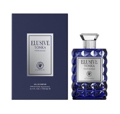 Elusive Tonka Pour Homme Eau De Parfum for Men   Long Lasting Woody Amber Scent