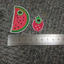 Skate Lace Charm Roller Skate Shoe Lace Charm Watermelon Slice & Strawberry