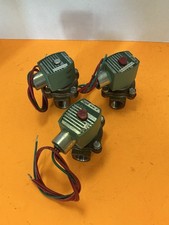 QTY 3 ASCO 8210G2 Solenoid Valves 120 Volt Coils