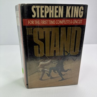 The Stand Stephen King Complete & Uncut Edition Hardcover ExLib 1990 Doubleday
