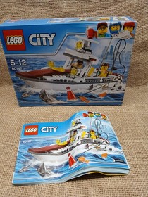 LEGO City Fishing Boat 60147 With Instructions and box!