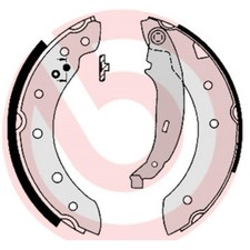 Bremsbackensatz hinten für Peugeot 106 2 1A 206 2A/C CC 2D SW 2E/K 206+ | 23980