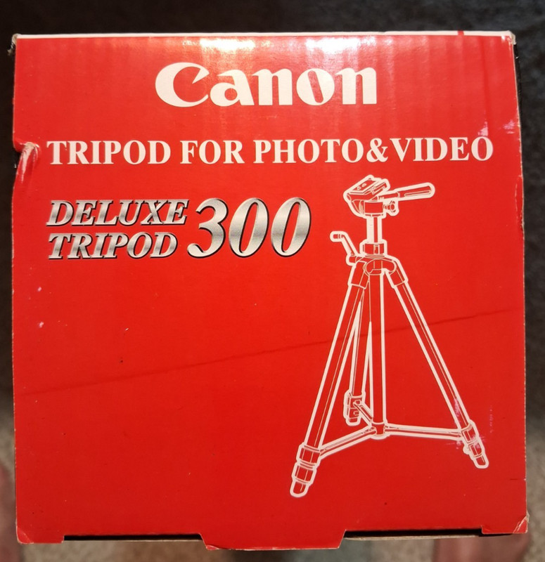 Canon Deluxe 300 Tripod 62" Photo Video Camera Tripod New in Box 