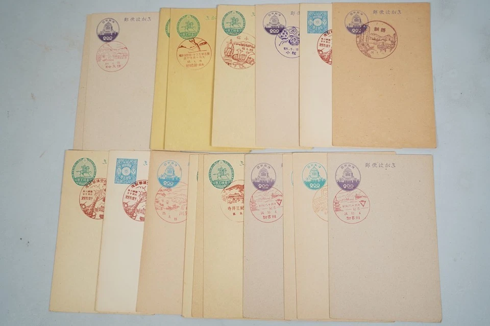JAPAN EARLY 1900S COLLECTION OF PICTORIAL CANCELS ON OVER 500 STATIONERY CARDS - Image 2 of 4