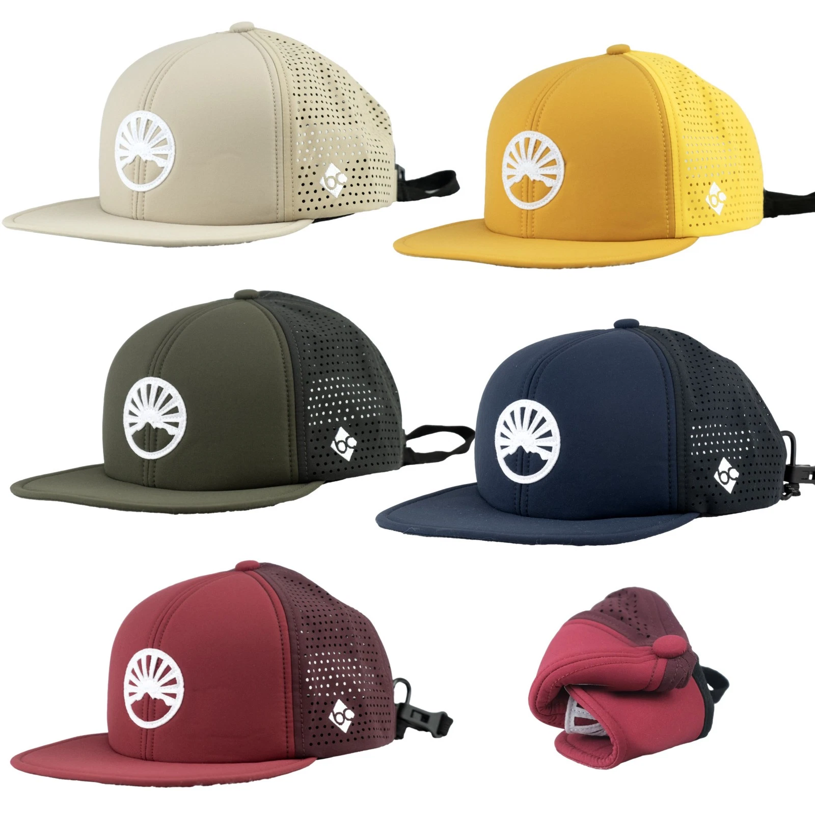 Bavarian Caps " Gipfelstürmer Squeeze " Outdoor Baseball Cap Folding Hook Patch