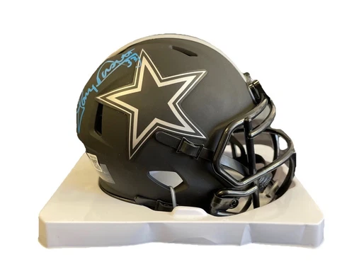 Tony Dorsett ~ Dallas Cowboys Eclipse Autographed Mini Helmet - BAS