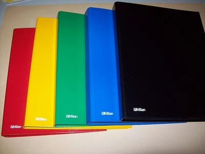 MILAN Schulordner Ordner Ringbuch DIN A4 einfarbig 3,5 cm breit