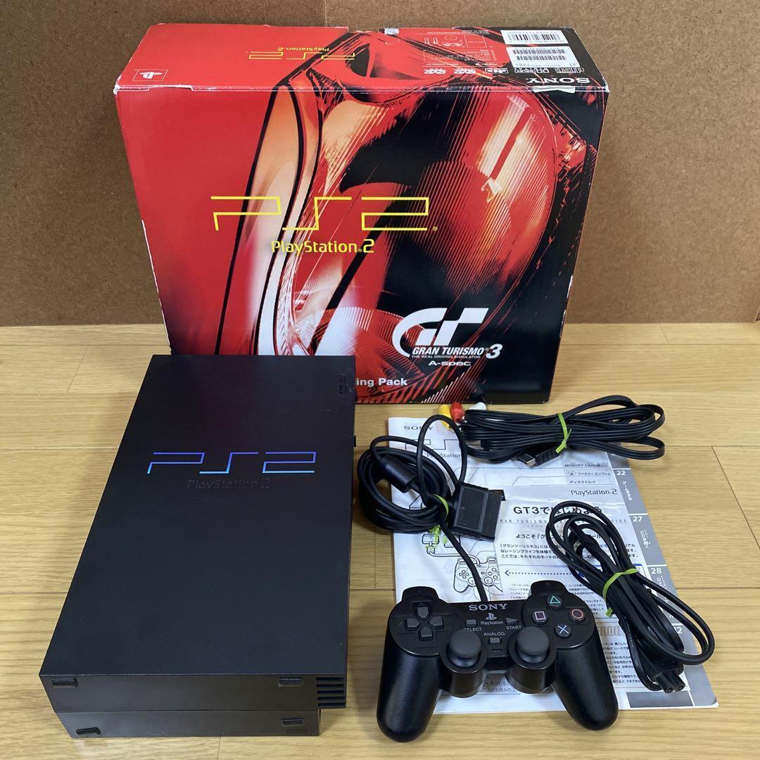 SONY PlayStation 2 PS2 SCPH-35000 GT3 Racing Pack Black SONY PlayStation 2 PS2 SCPH-35000 GT3 Racing Pack Black